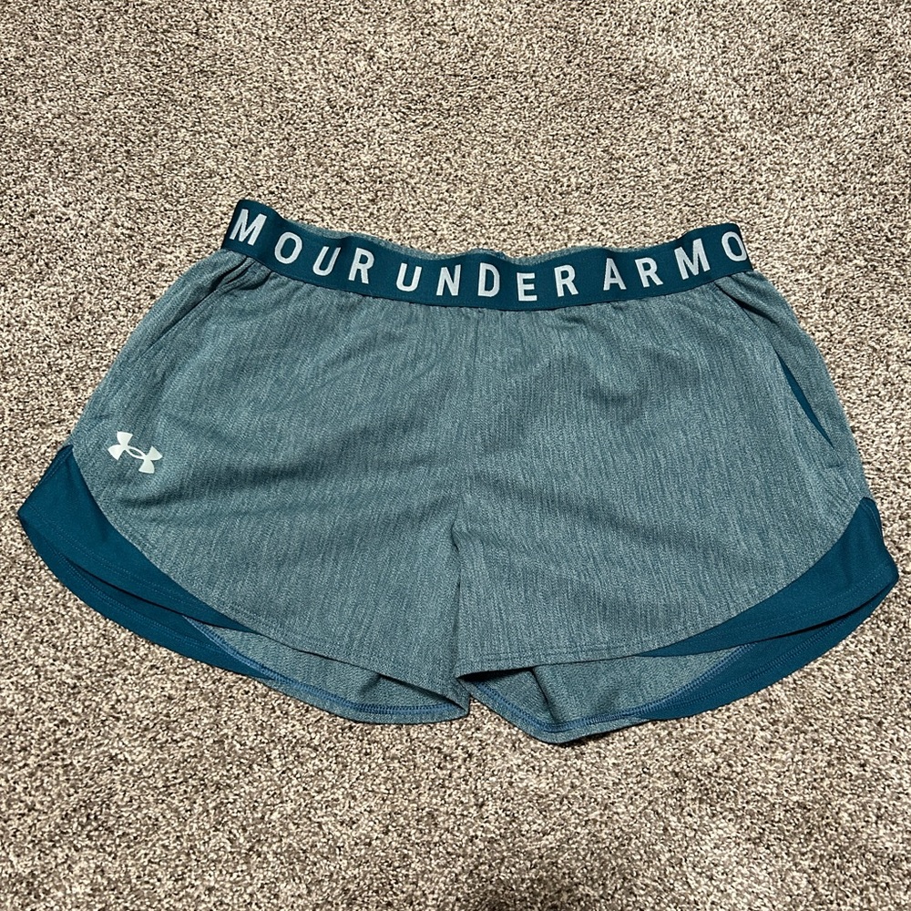Under Armour Women's Teal Athletic Shorts